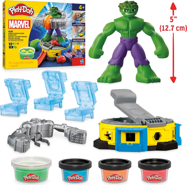 Набір для творчості Hasbro Play-Doh Marvel Hulk F9826 (5010996257659) - зображення 3