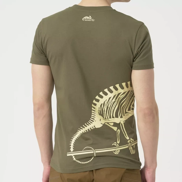 Футболка Helikon-Tex T-Shirt Skeleton Olive Green S - изображение 5