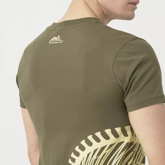 Футболка Helikon-Tex T-Shirt Skeleton Olive Green S - изображение 6