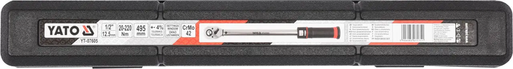 Ключ динамометрический 1/2 20 - 220 Нм YATO YT-07605 - изображение 5
