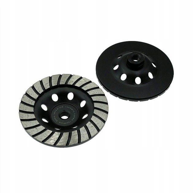 Алмазный шлифовальный диск 125мм M14 Turbo Inter-Vis IVGDB125M14TB - изображение 2