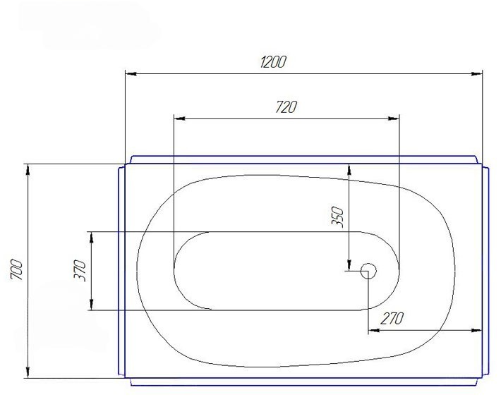 Акриловая ванна Redokss San RAVENNA 1200x700 - Фото 4 Акриловая ванна Redokss San RAVENNA 1200x700 - изображение 4