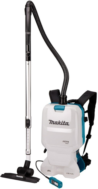 Акумуляторний ранцевий пилосос Makita DVC660Z без акумулятора та зарядного пристрою - зображення 4