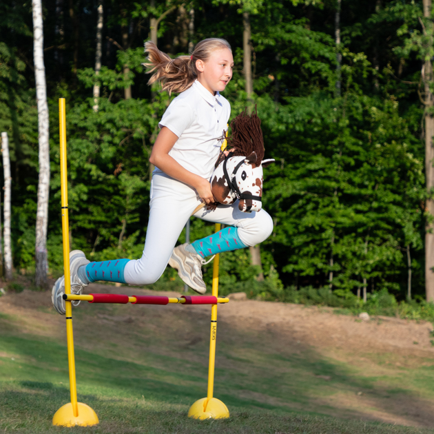 Кінь на палиці Hobby Horse Skippi З вуздечкою і віжками A5 Гнідий (5906361450643) - зображення 7