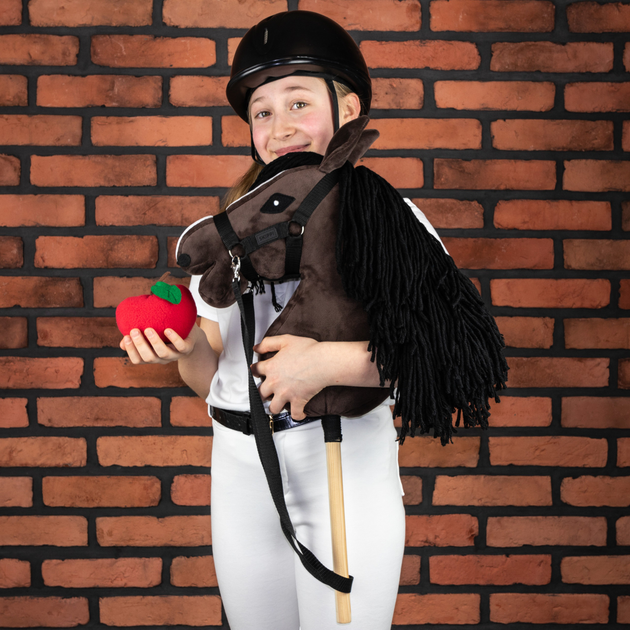 Кінь на палиці Hobby Horse Skippi З вуздечкою і віжками Гнідий (5906361450049) - зображення 8