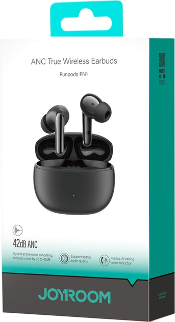 Słuchawki JOYROOM Funpods JR-FN1 Black (6941237122964) - obraz 7