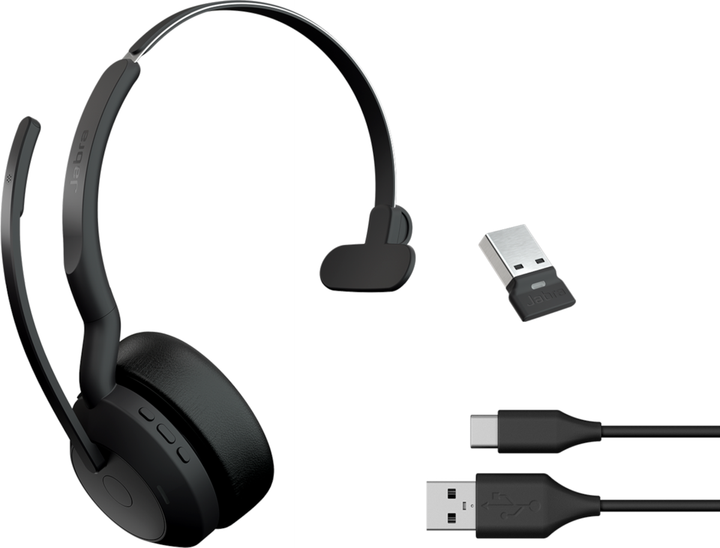 Słuchawki Jabra Evolve2 55 UC Mono USB-A Black (25599-889-999) - obraz 7