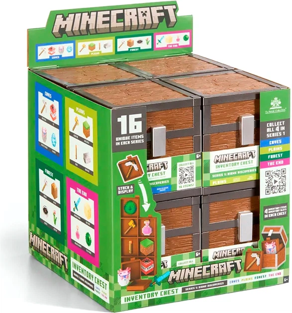 Атрибут з гри The Noble Collection MINECRAFT Loot Chest Caves 10 см NN3492 (849421009748) - зображення 3