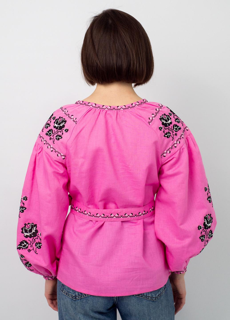 Вышиванка жіноча Narodnyy Butik Троянда фуксія 1022.1 48 