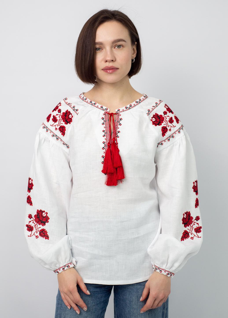 Вышиванка жіноча Narodnyy Butik Троянда фуксія 1022.1 42 