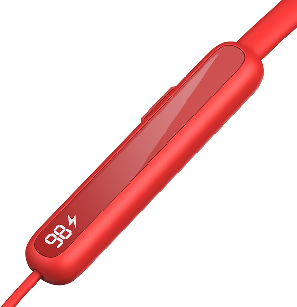 Słuchawki JOYROOM NeckBand JR-DS1 Red (6956116737214) - obraz 4