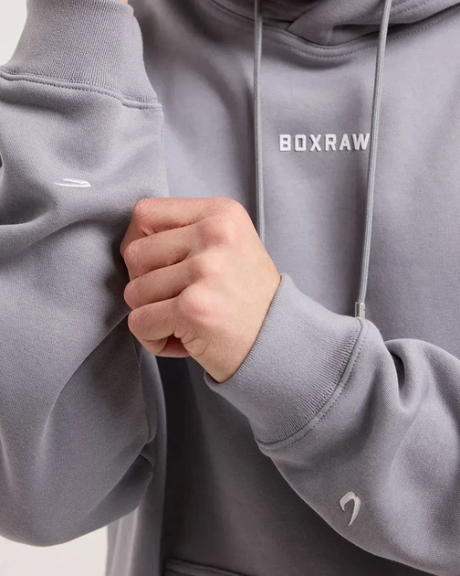 Худі BOXRAW Johnson M Сіре - Фото 7 Худі BOXRAW Johnson M Сіре - изображение 7