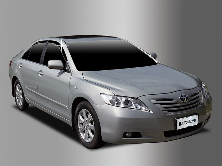 Дефлекторы окон ветровики Toyota Camry V40 2006-2011 4 шт Clover - изображение 3