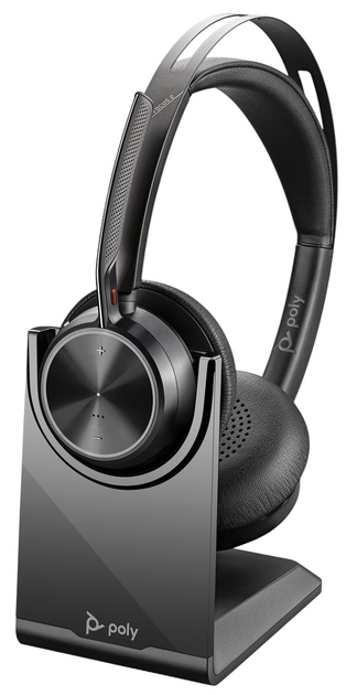 Słuchawki Plantronics Poly Voyager Focus 2 MS With Stand Black (PL-77Y89AA) - obraz 5