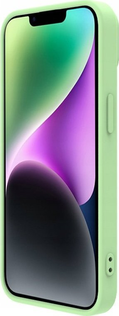 Etui Nillkin CamShield Silky Silicone Case do Apple iPhone 14 Plus Green (6902048249318) - obraz 4