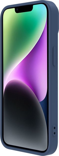 Etui Nillkin CamShield Silky Silicone Case do Apple iPhone 14 Blue (6902048249226) - obraz 5
