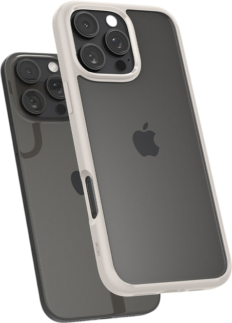 Панель Spigen Ultra Hybrid для Apple iPhone 16 Pro Natural Titanium (8809971230391) - зображення 3