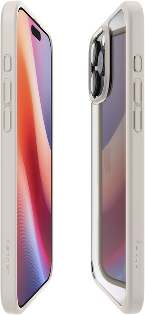 Панель Spigen Ultra Hybrid для Apple iPhone 16 Pro Natural Titanium (8809971230391) - зображення 4