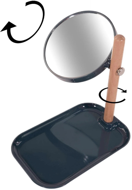 Дзеркало косметичне Eleganza Синє (5902973439526) - зображення 3