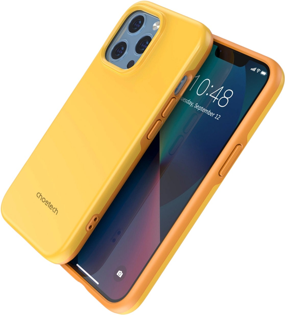 Etui CHOETECH MFM Anti-drop Case do Apple iPhone 13 Pro Orange (6932112101365) - obraz 3