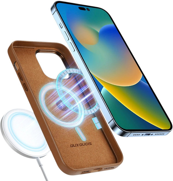 Панель Dux Ducis Grit для Apple iPhone 14 Pro Max Brown (6934913035016) - зображення 3