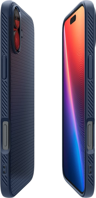 Etui Spigen Liquid Air do Apple iPhone 16 Pro Max Navy Blue (8809971229258) - obraz 6