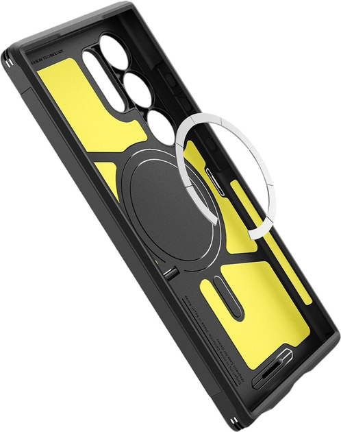 Панель Spigen Tough Armor MagFit для Samsung Galaxy S24 Ultra Black (8809971221887) - зображення 6