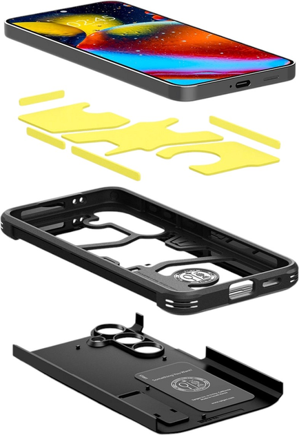 Etui Spigen Tough Armor do Samsung Galaxy S24 Black (8809971222334) - obraz 5