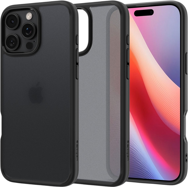 Панель Spigen Ultra Hybrid для Apple iPhone 16 Pro Max Frost Black (8809971229319) - зображення 3