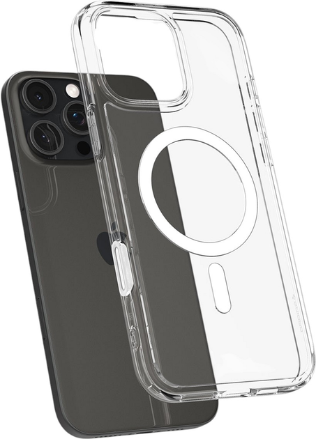 Etui Spigen Ultra Hybrid T MagFit do Apple iPhone 16 Pro Max White (8809971233613) - obraz 6