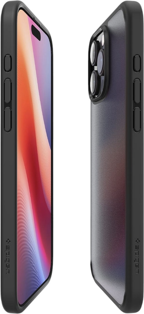 Панель Spigen Ultra Hybrid для Apple iPhone 16 Pro Max Frost Black (8809971229319) - зображення 5