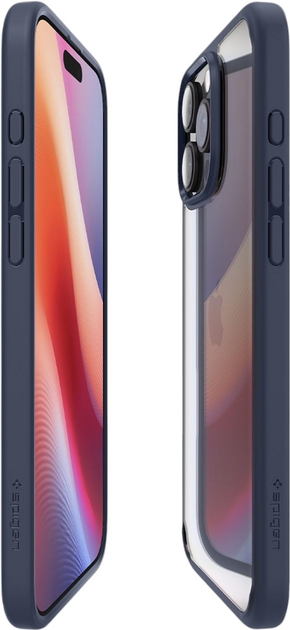 Etui Spigen Ultra Hybrid do Apple iPhone 16 Pro Max Navy Blue (8809971229333) - obraz 5