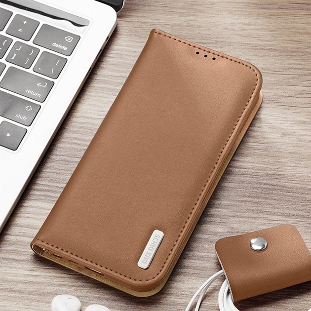 Etui z klapką Dux Ducis Hivo do Samsung Galaxy S23 Brown (6934913031735) - obraz 4