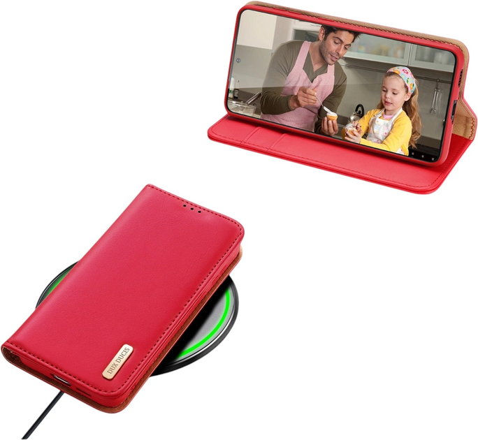 Чохол-книжка Dux Ducis Hivo для Samsung Galaxy S23 Plus Red (6934913031773) - зображення 3