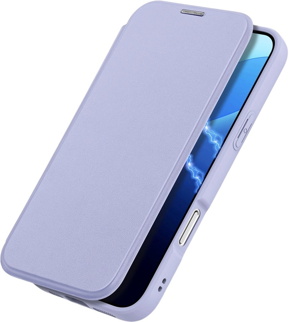 Чохол-книжка Dux Ducis Skin X Pro для Apple iPhone 16 Pro Max Violet (6934913004531) - зображення 3