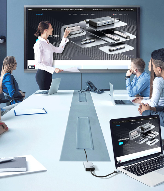 Адаптер USB-HDMI Lemorele LC06 1080P (USB 3.0 Male to HDMI Female), зовнішня відеокарта для підключення додаткового монітора - зображення 5