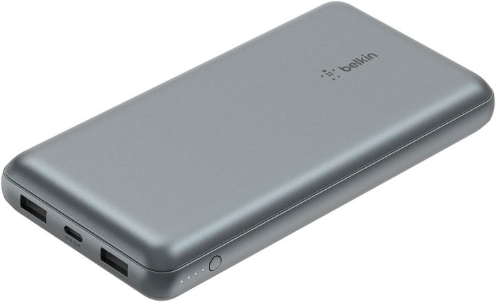 Акумулятор Belkin Power Bank 20000 мАг, 15 Вт, портативний, сірого кольору - зображення 2