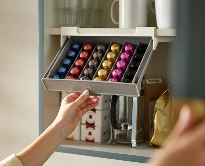 Organizer na kapsułki Joseph Joseph CupboardStore 7.5x27.2x18.5 cm (5028420006582) - obraz 8