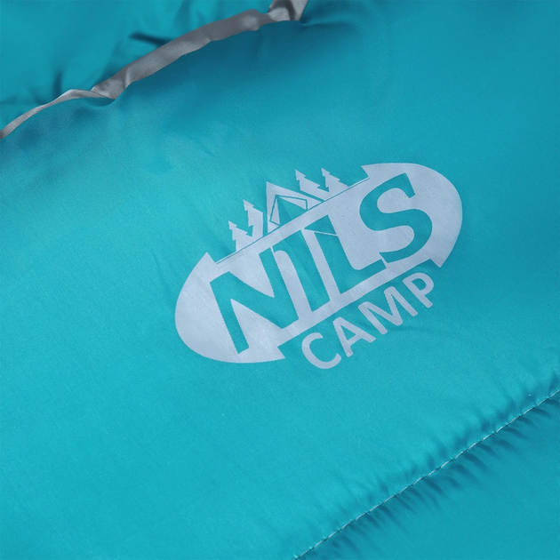 Спальний мішок двомісний Nils Camp NC2008 Розмір M Grey-Green (5907695595994) - зображення 14