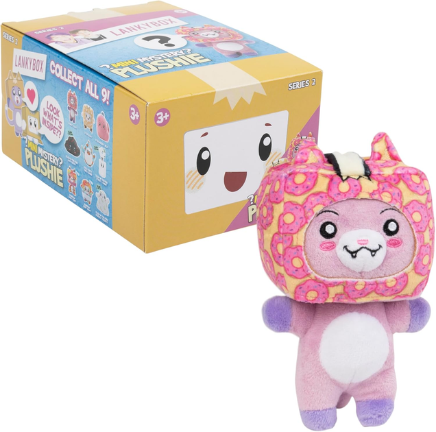 Miękka zabawka - niespodzianka LankyBox Mystery Mini Plush (20232) (810054664161) - obraz 4