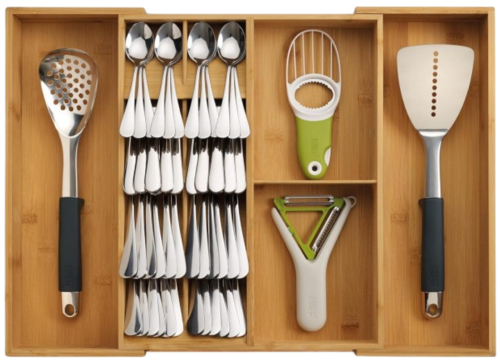 Organizer na sztućce Joseph Joseph DrawerStore bambusowy 32-56x40x6.8 cm (5028420009859) - obraz 4