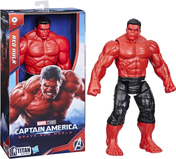 Іграшка-фігурка Hasbro Капітан Америка Чудовий новий світ Червоний Халк (F9299) (5010996204837) - зображення 5