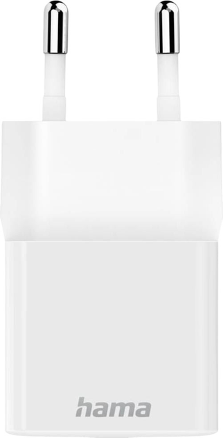 Зарядний пристрій Hama Mini PD/QC USB-C 25W White (4047443489371) - зображення 5