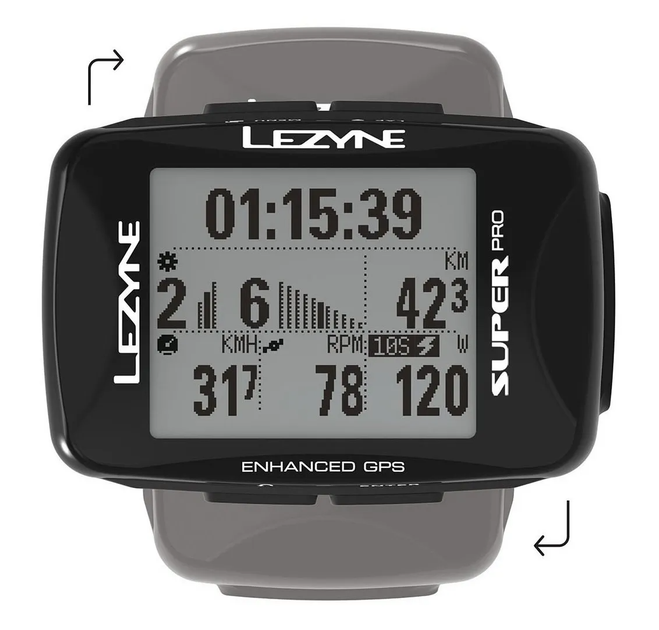 Велокомпьютер Lezyne Super PRO GPS черный - изображение 2