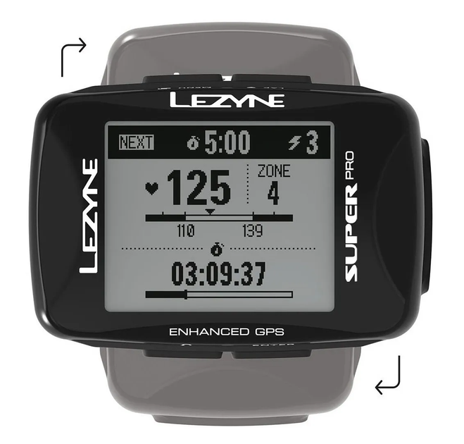 Велокомпьютер Lezyne Super PRO GPS черный - изображение 6
