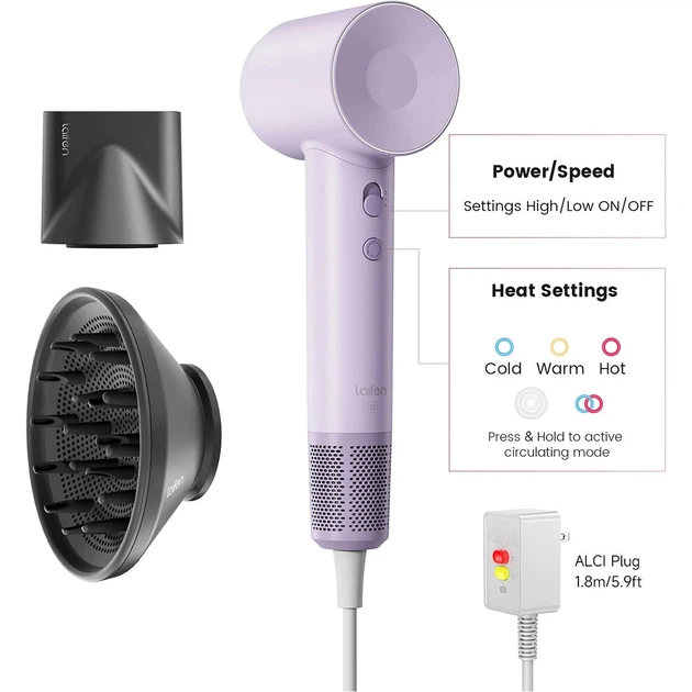 Фен Laifen SE Special Purple (1HD12-G-EU-PU-001) [130090] - изображение 4