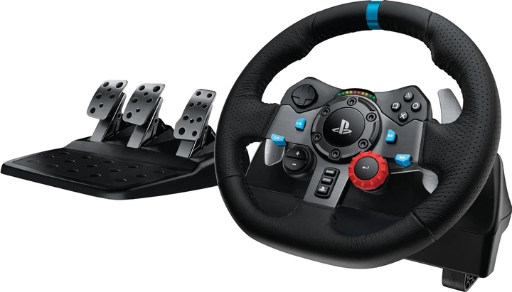 その他 logicool G29 DRIVING FORCE Дротове кермо Logitech G29 Driving Force PC/PS3/PS4/PS5 Black (941