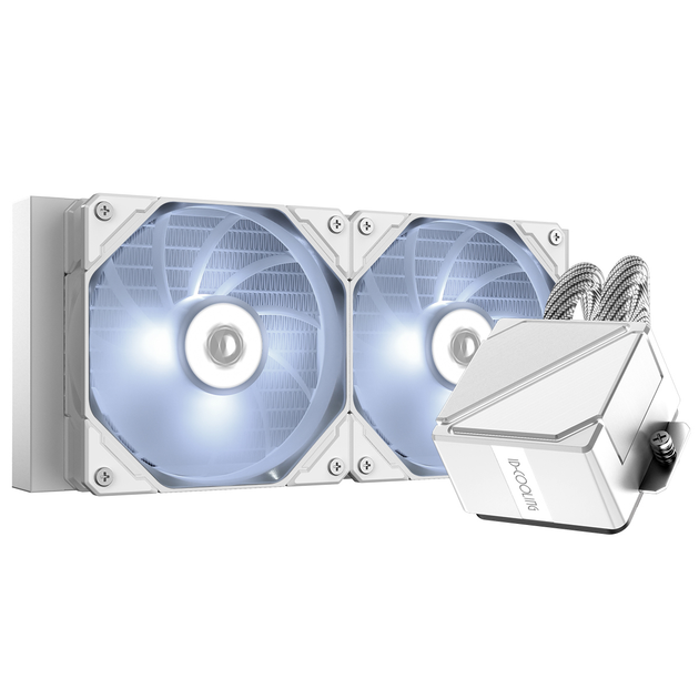 Система водяного охлаждения ID-Cooling Dashflow 240 Basic White - изображение 7