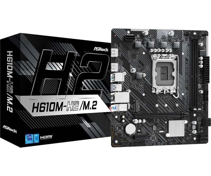 Материнская плата ASRock H610M-H2/M.2 Socket 1700 - изображение 2