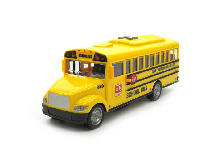Школьный автобус Wenyi 1:16 подвижные детали, свет, звук 27см WY950A - Фото 6 Школьный автобус Wenyi 1:16 подвижные детали, свет, звук 27см WY950A - изображение 6